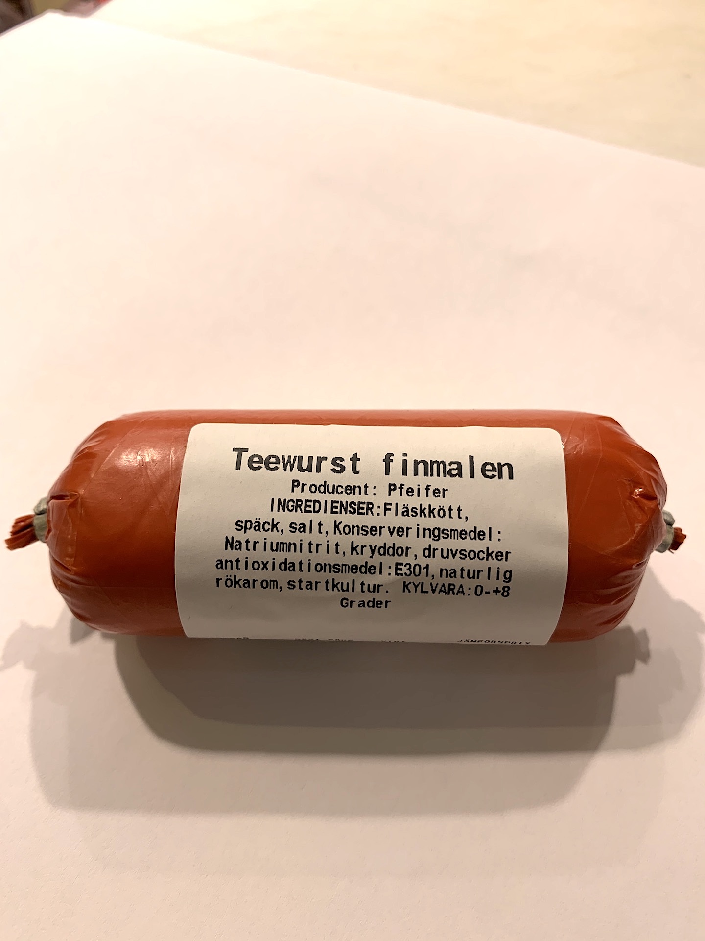 Teewurst finmald 36 kr /st - Österqvist Delikatess &amp; Catering